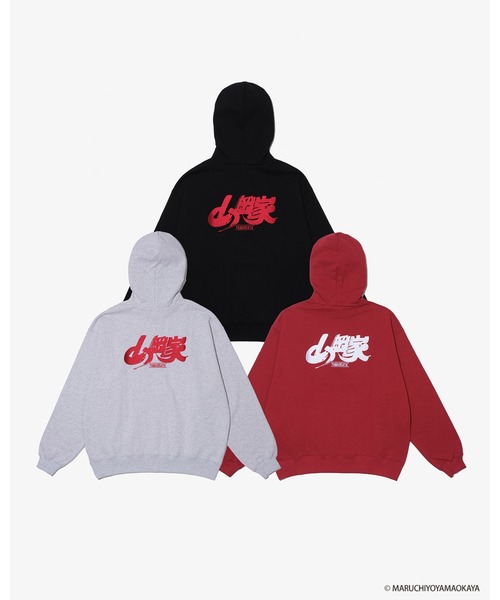 KEBOZ（ケボズ） パーカー 山岡家 × KEBOZ LOGO SWEAT HOODIE メンズ