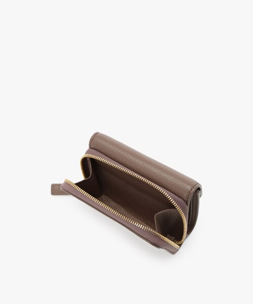 agnes b.（アニエスベー） 財布 レザー 三つ折り ミニ ウォレット ”The
