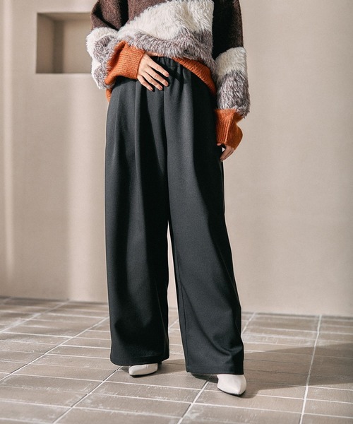 LEPSIM（レプシィム） パンツ 2タックストレートパンツ 632746