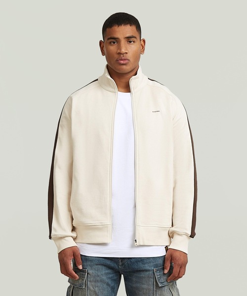 G-STAR RAW ジャージ Track Sweater Jacket/スリーブラインスウェット