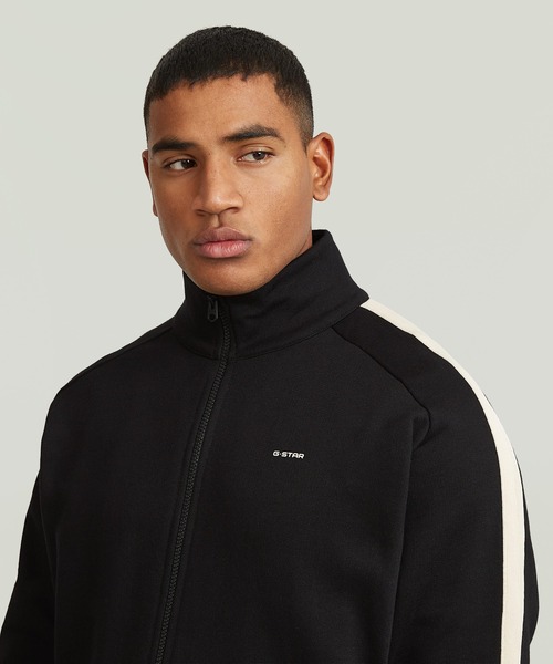 G-STAR RAW ジャージ Track Sweater Jacket/スリーブラインスウェット