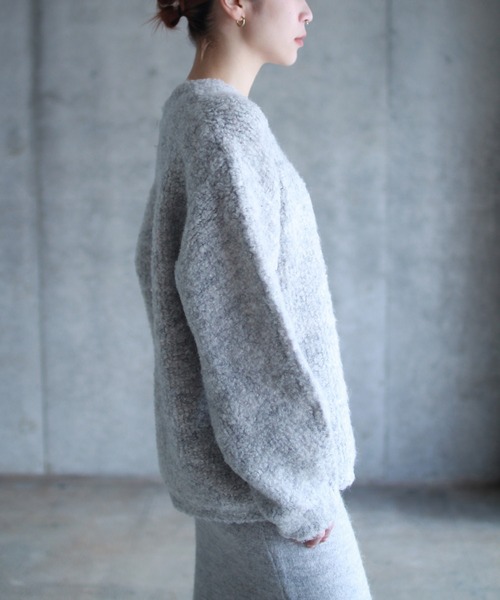 「gina tricot」 長袖ニット M ピンク レディース_画像6