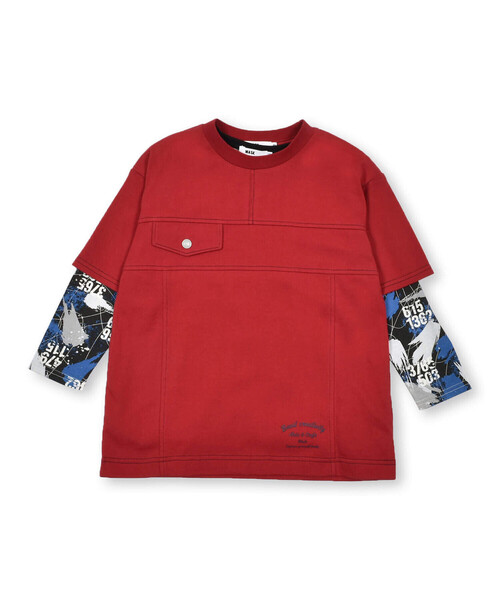 「WASK」 「KIDS」半袖カットソー 160cm ネイビー キッズ_画像3
