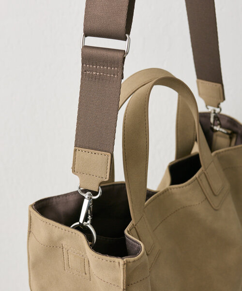 「ear PAPILLONNER」 トートバッグ FREE グレイッシュベージュ レディース_画像7