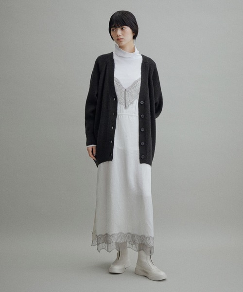 「ADAM ET ROPE'」 カーディガン FREE レッド レディース_画像2