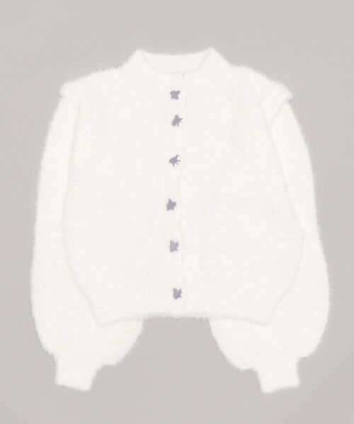 「dazzlin」 ニットカーディガン FREE ベージュ レディース_画像2