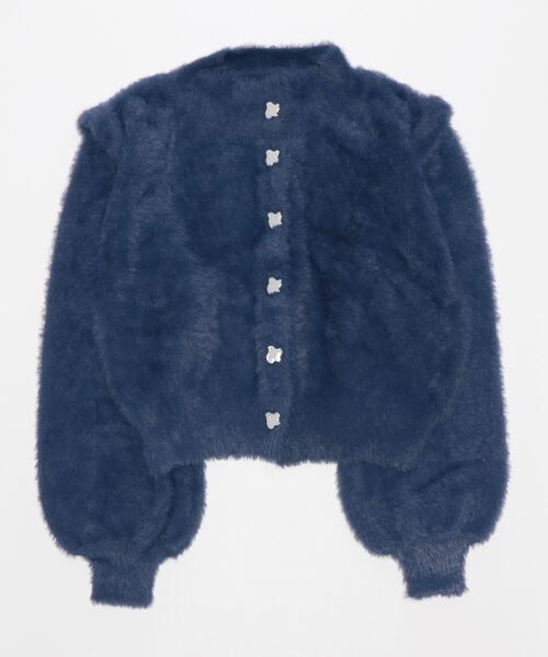 「dazzlin」 ニットカーディガン FREE ベージュ レディース_画像3