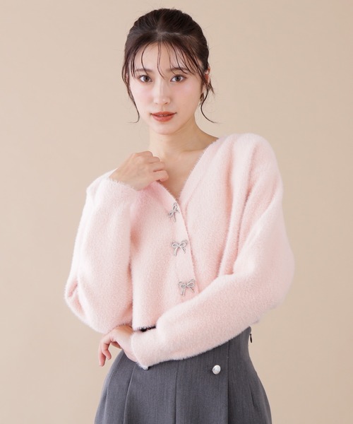 ジルスチュアート　ニットカーディガン JILL STUART（ジルスチュアート） ニットカーディガン MEDIUM ブラック