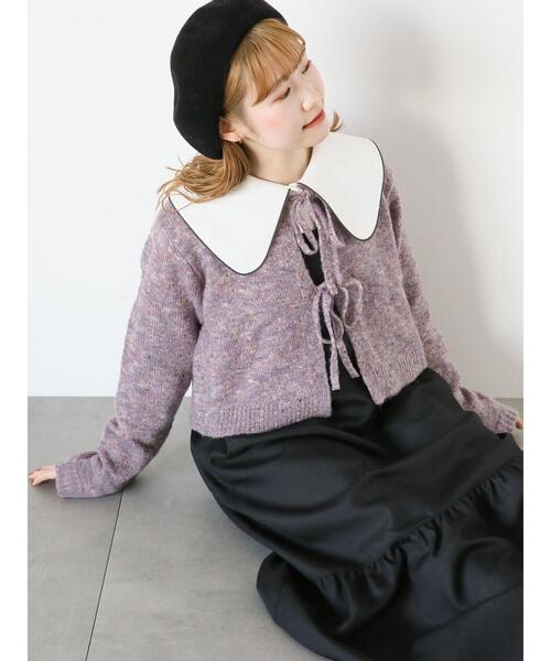 「ehka sopo」 長袖ブラウス F オフホワイト レディース_画像8