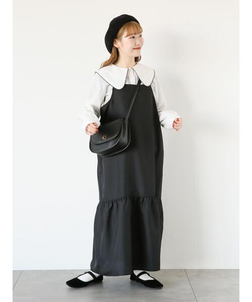 「ehka sopo」 長袖ブラウス F オフホワイト レディース_画像9