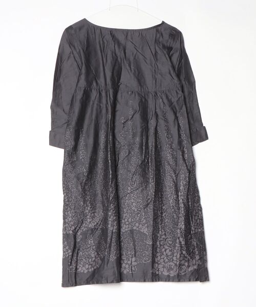 「COMPTOIR DES COTONNIERS」 レース7分袖ワンピース 34 グレー レディース_画像2