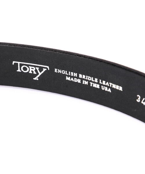 「TORY LEATHER」 ベルト 34 ブラック メンズ_画像7