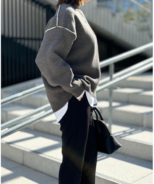 「Emma Taylor」 長袖ニット FREE ブラック レディース_画像4