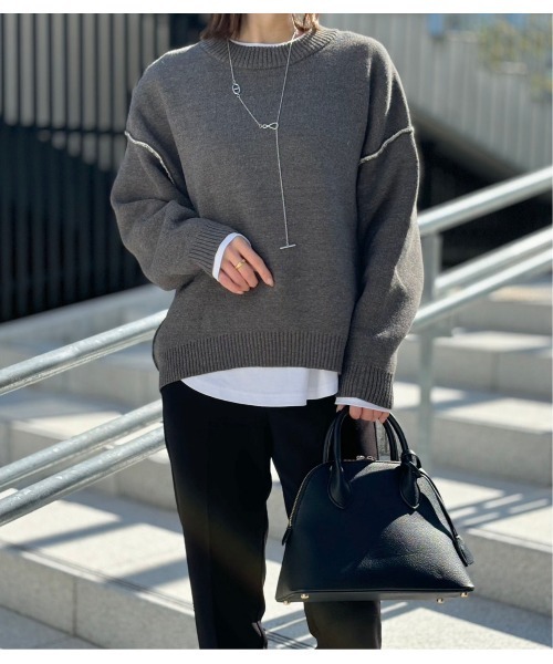 「Emma Taylor」 長袖ニット FREE ブラック レディース_画像5