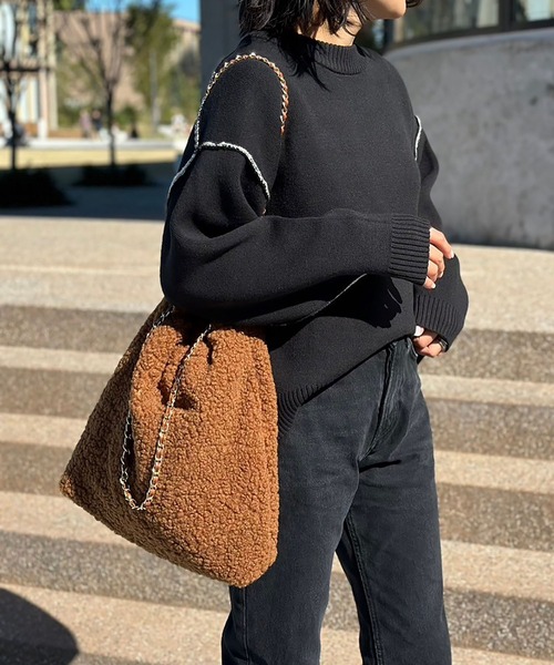 「Emma Taylor」 長袖ニット FREE ブラック レディース_画像8