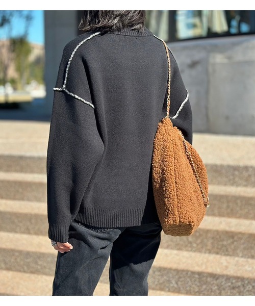 「Emma Taylor」 長袖ニット FREE ブラック レディース_画像9