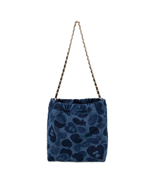 A BATHING APE（アベイシングエイプ） ハンドバッグ CAMO DENIM MINI