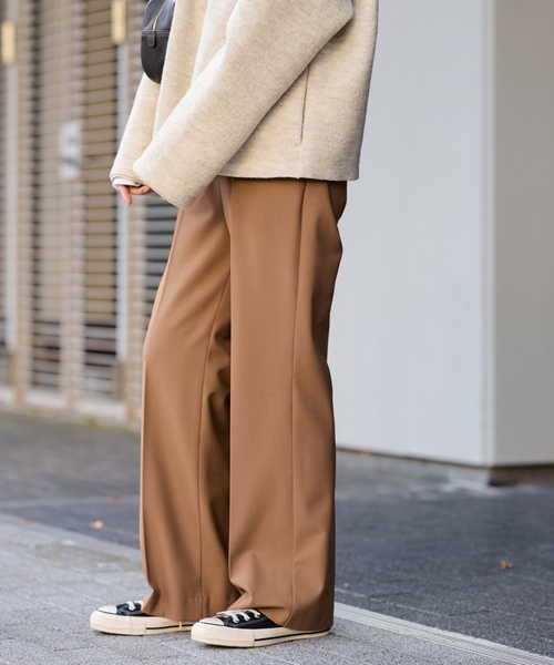 「FRAMeWORK」 パンツ 38 ブラック レディースの画像
