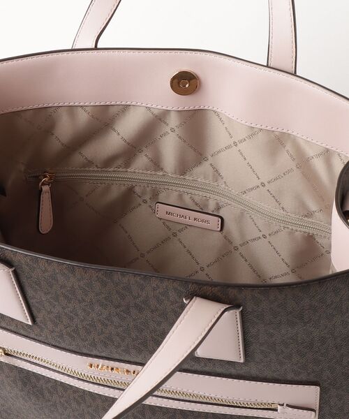 「MICHAEL KORS」 ワンポイントトートバッグ FREE ブラウン レディースの画像