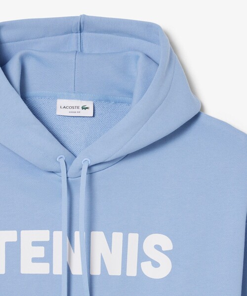 LACOSTE（ラコステ） パーカー テニスプリント裏パイルスウェット