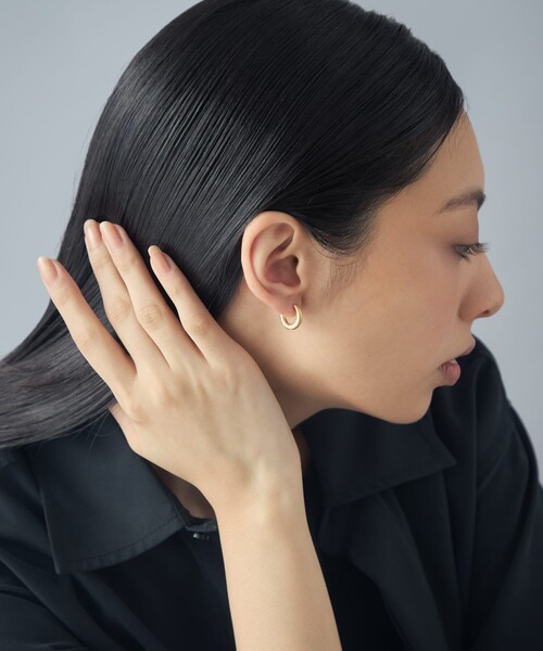 ピアス 「スナップピアス」 ミニマル レディースの画像