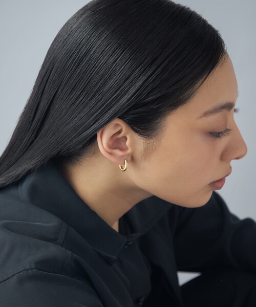ピアス 「スナップピアス」 ミニマル レディースの画像