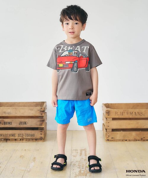 ぽんた　キッズTシャツ 3枚セット BREEZE（ブリーズ） tシャツ Hondaコラボ 3柄Tシャツ キッズ 子供服