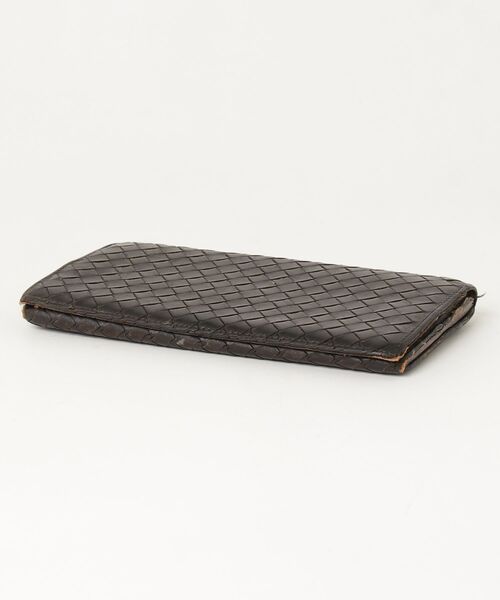 ボッテガヴェネタ　長財布　ダークブラウン BOTTEGA VENETA（ボッテガ・ヴェネタ） 財布 - ブラウン メンズ