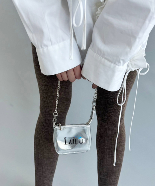 「EDIT. FOR LULU」 ハンドバッグ FREE シルバー レディース_画像4
