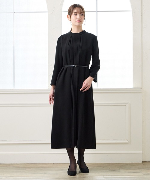 エメ　パーティドレス　日本製　ブラック　1回使用 AIMER（エメ） パーティードレス 喪服 ワンピース 「喪服・礼服・WEB