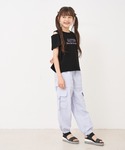 tシャツ キッズ 肩あきプリントTシャツ キッ...の詳細画像3