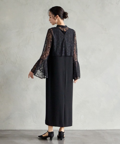 「AIMER」 長袖ワンピース SMALL ブラック レディース_画像9