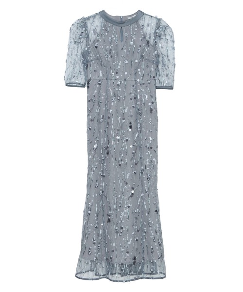 「Leja」 7分袖ワンピース SMALL ブルー レディース_画像9