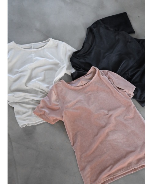 「Katrin TOKYO」 「cara」半袖Tシャツ X-SMALL ピンク レディース_画像3