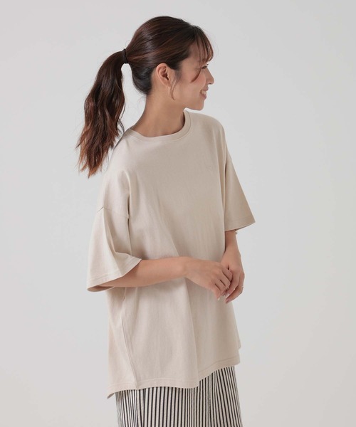 ハートマーケット（HEART MARKET） tシャツ 半袖 ヘムテールバック 