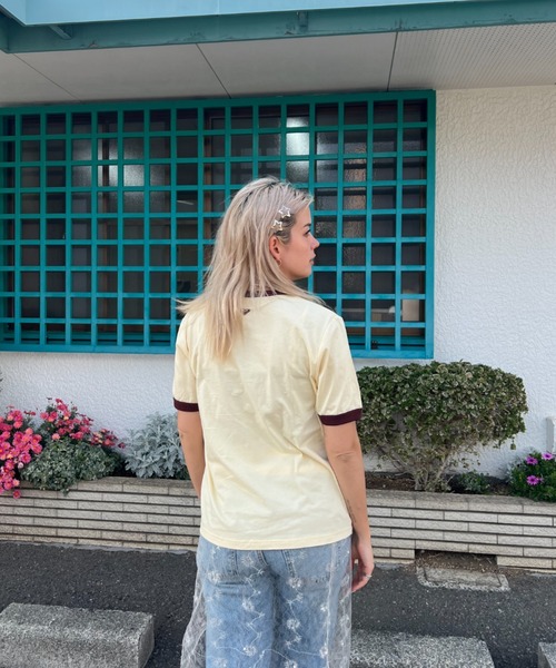 「ROXY」 半袖Tシャツ FREE グレー レディース_画像9
