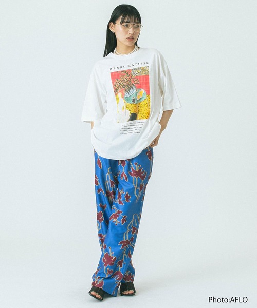 「ROSE BUD」 「CREOLME」半袖Tシャツ ONE SIZE ブラック レディース_画像3