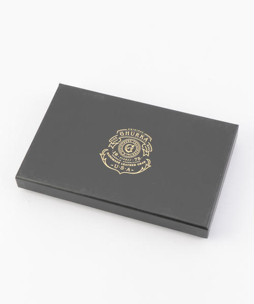 T*o様 GHURKAグルカ　ブラック二つ折り札入れ　エンボスロゴ付き GHURKA（グルカ） : PASSPORT WALLET 187 : ZOZOTOWN Yahoo!店 - 通販