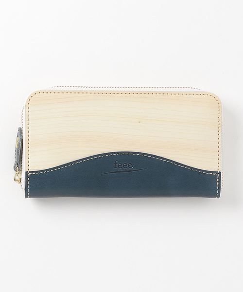 がウォール 財布 - 通販 - PayPayモール ウッドシートナチュラルラウンドファスナー長財布 ZOZOTOWN PayPayモール店 それらを