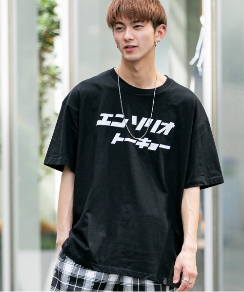 En serio TOKYO tシャツ Tシャツ カタカナロゴ バックフォト