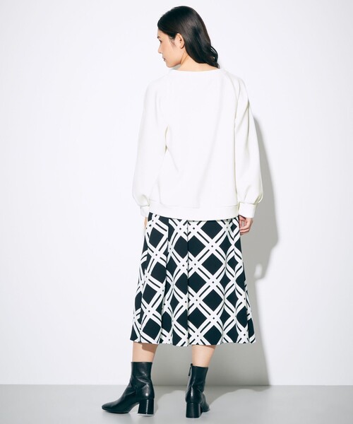 Grace Class バイアスチェック裏毛スカート GRACE CLASS スカート バイアスチェック裏毛スカート : ZOZOTOWN