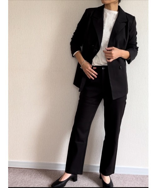 セットアップ ダブル テーラードジャケット+パンツ 2点セット