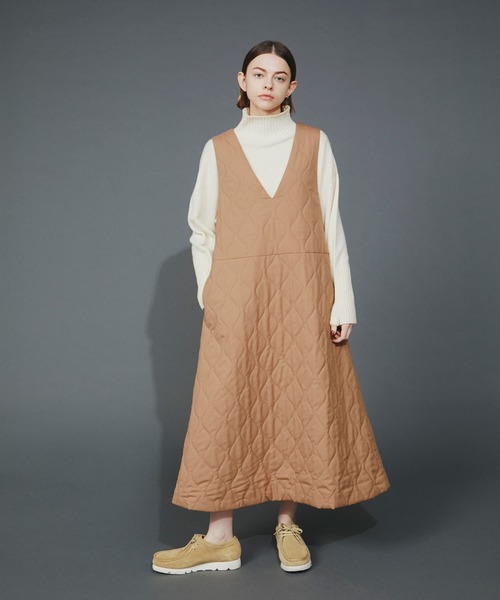 ワンピース F/CE. WOOL QUILT ONE-PIECE / エフシーイー ウール キルト 