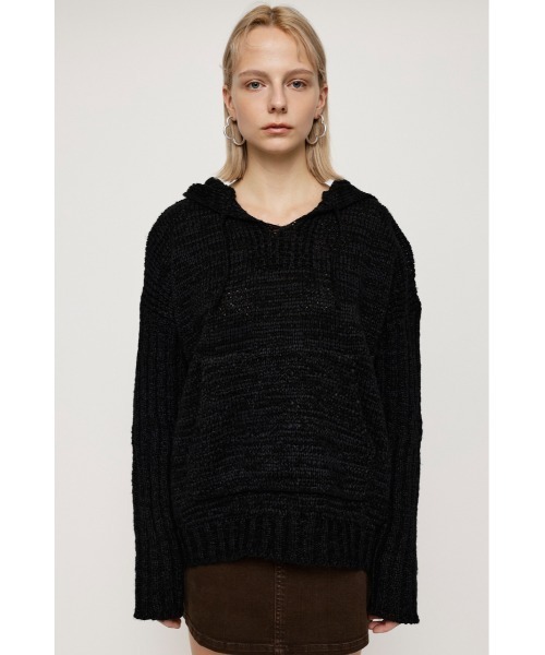 SLY HOODED TUNIC KNIT トップス チュニックニット SLY ニット HOODED TUNIC KNIT TOPS フーデッド チュニック