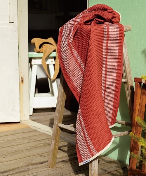 DULTON ダルトン WAFFLE INDIE TOWEL 4枚セット RED