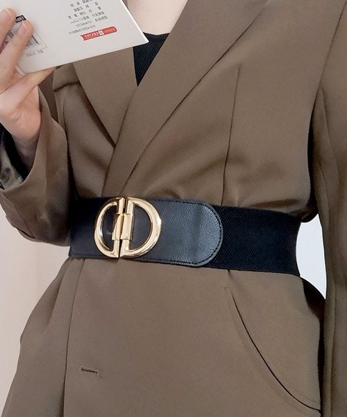 florist（フローリスト） ベルト Dバックルストレッチレディース太