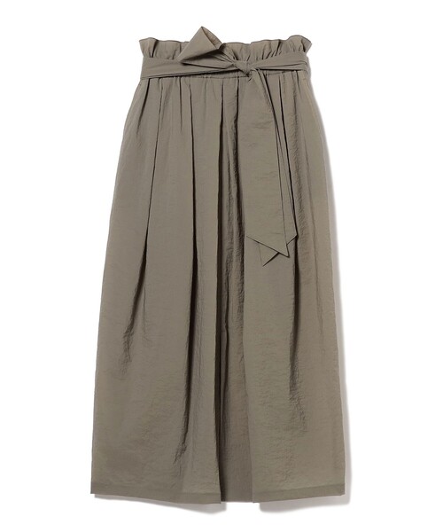 スカート AK+1 / ウエスト リボン タックスカート レディース  