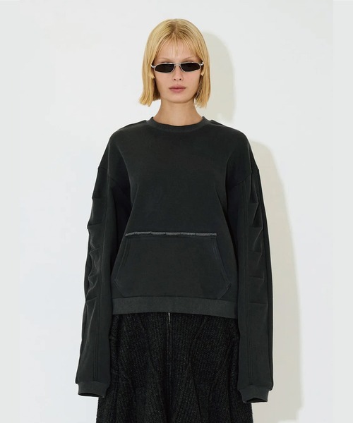トレーナー スウェット TACK SLEEVE SWEATSHIRT レディース