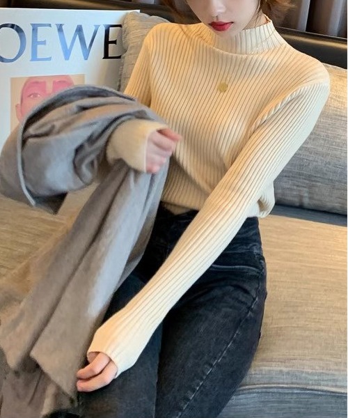 MAISON DE THERESE ニット セーター ボトムインナーハーフ