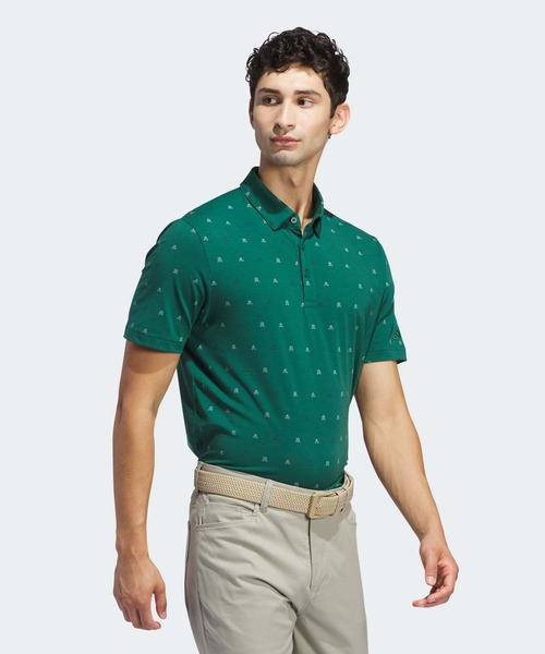 ポロシャツ GO-TO モノグラムシャツ「adidas Golf/アディダス